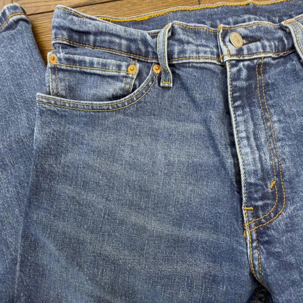 Levis‎ 511 Slim Fit Mens Jeans 34x34 Medium Wash Blue Denim WaterLess 04511-1390